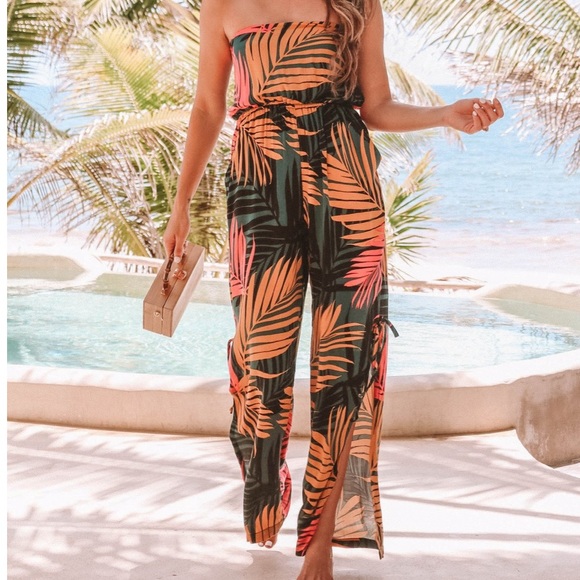 FLORAL JUMPSUIT - Picture 4 of 5